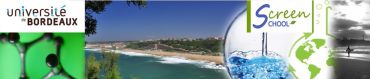 Screen school "Sustainable ChemistRy and EnginEeriNg School" - 21-25 October 2014, Anglet - France